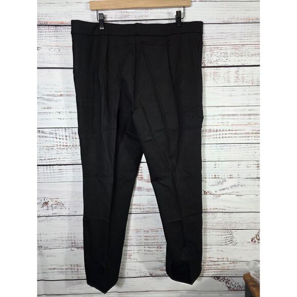 Susan Graver women's black pull-on dress pants stretch ankle Trousers size XL - Picture 2 of 6